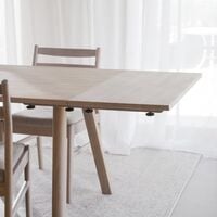 Rowico Home Clapperton ruokapöydän jatkopala 45x95 cm valkopesty tammi